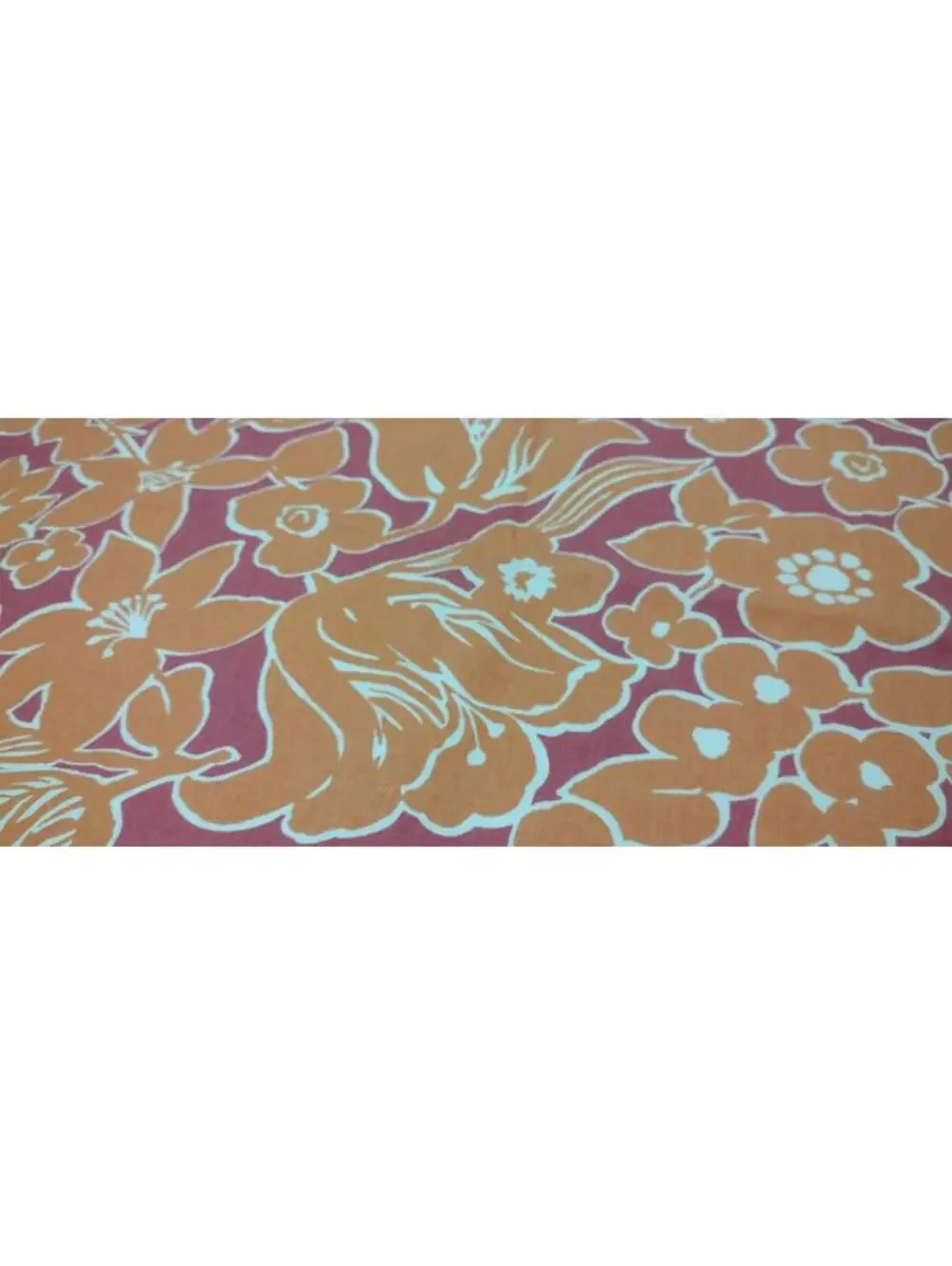 Pindler Chic Floral Orange Tulip Fuchsia Cotton Designer Fabric Sampler 23 x 24